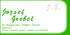 jozsef grebel business card